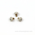 SEMS screws with zinc plated yellow passivated